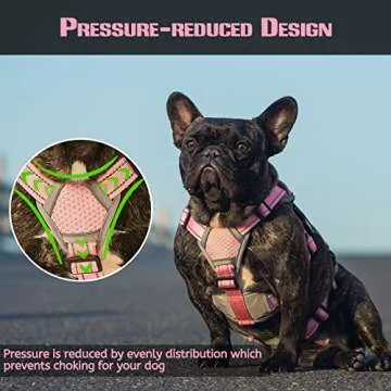 PAWORLD Escape Proof Dog Harness - Adjustable & Reflective