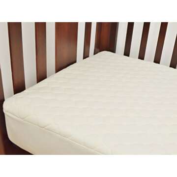 American Baby Company Organic Cotton Waterproof Crib and Toddler Mattress Protector