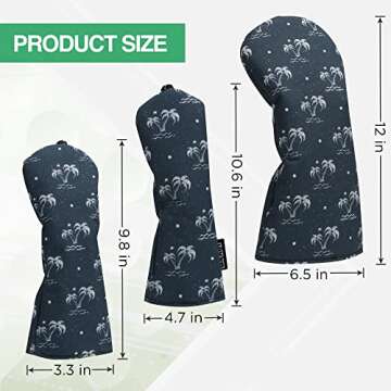 VIXYN Golf Club Cover Bundle - Stylish Protection for Clubs