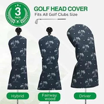 VIXYN Golf Club Cover Bundle - Stylish Protection for Clubs