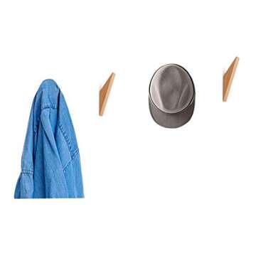 Elegant Beech Wood Wall Hooks for Home Organization