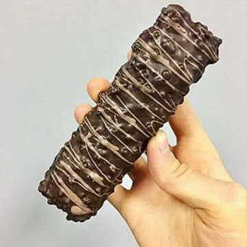 FITCRUNCH Snack Size Protein Bars, 6-Layer Baked Bar, 3g of Sugar & Soft Cake Core (18 Bars, Peanut Butter)