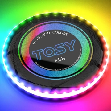 TOSY Flying Disc - 16 Million Colors, Rechargeable Fun
