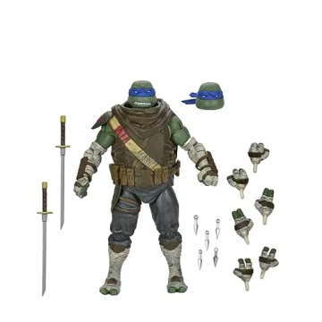 NECA TMNT Last Ronin Ultimate Leonardo Collectible Action Figure