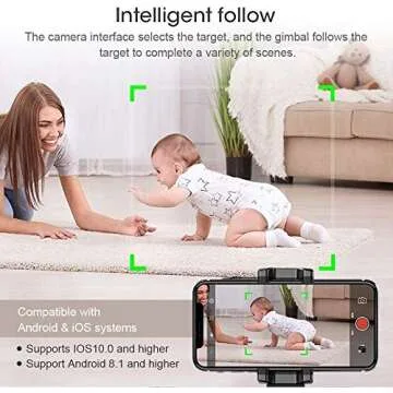 Auto Smart Motion Tracking Phone Mount for Stunning Shots