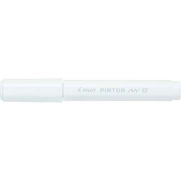 PILOT Pintor Extra Fine Line Bullet Point Marker 2.3mm Tip- Black and White (Pack of 2)
