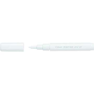 PILOT Pintor Extra Fine Line Bullet Point Marker 2.3mm Tip- Black and White (Pack of 2)
