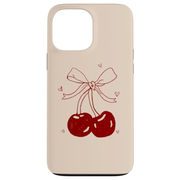 iPhone 13 Pro Max Cherry Bow Case - Durable & Stylish Protection