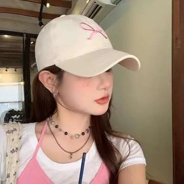 Trendy Bow-Tie Baseball Cap for Women - Sun Protection Hat