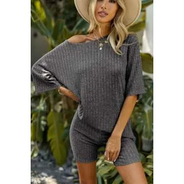 Ekouaer 2 Piece Lounge Sets Pajamas for Comfy Style