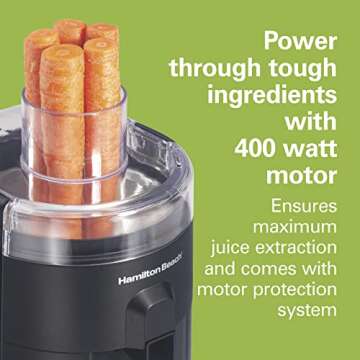 Hamilton Beach HealthSmart Juicer - Compact & Powerful