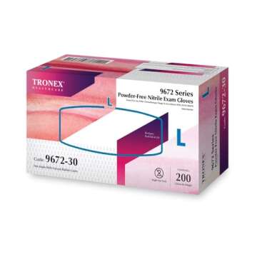 TRONEX 9672 Nitrile Exam Gloves, Chemo Rated, Pink, 2000