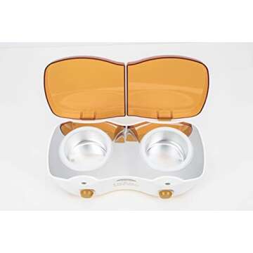 GiGi Deluxe Double Wax Warmer - Hair Removal Waxing Kit Heater, Dual Pot Design, Adjustable Temperature Control, Salon & Home Use, 14 oz (2) Wax Can