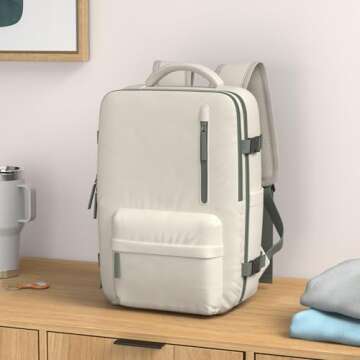 VGCUB Large Travel Backpack Bag for Women Men,Carry on Backpack,17 Inch Laptop Business Work Waterpr...