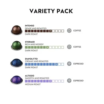Nespresso Dark Roast Variety Pack - 40 Coffee Pods