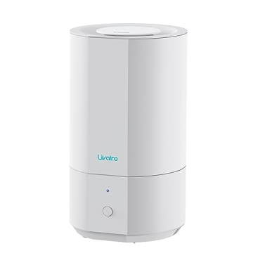 Livatro 4L Top Fill Humidifiers for Bedroom Large Room Nursery, Cool Mist Humidifier With Ultrasonic...