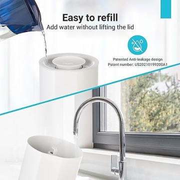 Livatro 4L Top Fill Humidifier for Bedrooms and Nurseries