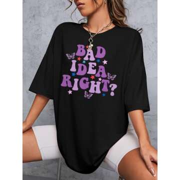 Stylish Oversized Concert Shirt for Music Lovers