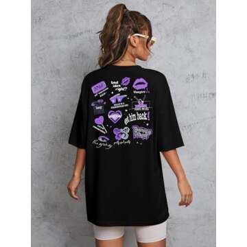Stylish Oversized Concert Shirt for Music Lovers
