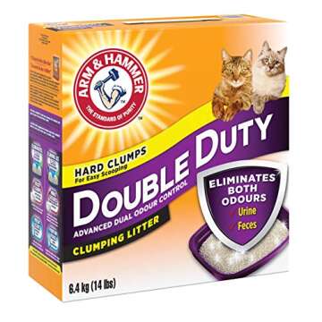 Arm & Hammer Double Duty Cat Litter 6.4kg - Ultimate Odor Control