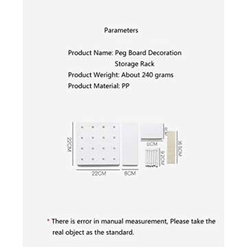 Yidian Plastic Storage Shelves, Wall Mount Shelves，Modern Art DIY Decorative Panel Shelves，Plastic Decorative Shelves for Perfect Decor of Any Room