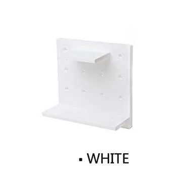 Yidian Plastic Storage Shelves, Wall Mount Shelves，Modern Art DIY Decorative Panel Shelves，Plastic Decorative Shelves for Perfect Decor of Any Room