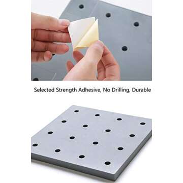 Yidian Plastic Storage Shelves, Wall Mount Shelves，Modern Art DIY Decorative Panel Shelves，Plastic Decorative Shelves for Perfect Decor of Any Room