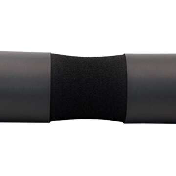 Greententljs Barbell Squat Neck Rack Cushion Foam Shoulder Pad and Ankle Strap Fitness Padded Cable Attachment Squat Pads for Gym Weight Lifting Hip Glute Exercises (Black)