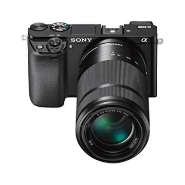 Sony Alpha a6000 Digital Camera Wi-Fi w/ 18-55mm 55-210mm Zoom Lens Bundle (Renewed)