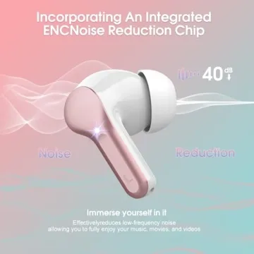 Wireless Earbuds Bluetooth 5.4 with Noise Cancelling Mic