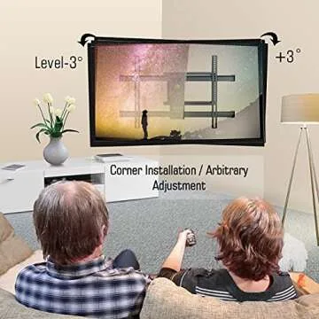FORGING MOUNT Long Extension TV Mount/Wall Bracket Full Motion with 30 inch Long Arm for Corner/Flat Installation fits 37 to 75" Flat/Curve TVs, VESA 600x400mm Holds up to 99lbs