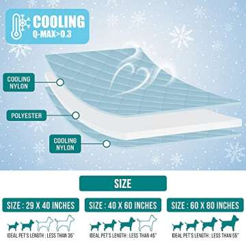 PetAmi Premium Cooling Dog Blanket | Lightweight Fluffy Pet Throw Blanket Bed Cover for Dogs, Cat, Puppies | Pet Blanket Furniture Protector Couch Sofa | Reversible Fuzzy Cozy | 40x60, Navy Blue