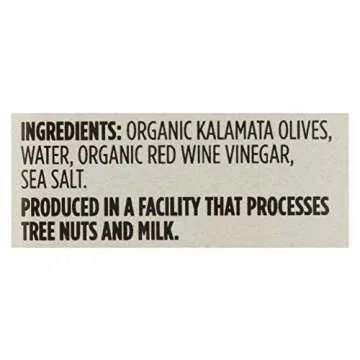 Organic Pitted Kalamata Olives - Flavorful Mediterranean Delight
