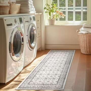 Jinchan Hallway Runner Rug for Kitchen and Home Decor