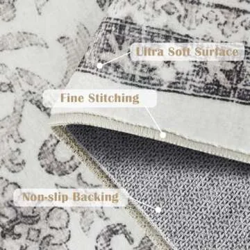 Jinchan Hallway Runner Rug for Kitchen and Home Decor