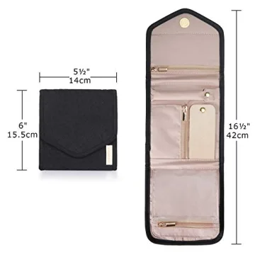 Stylish Travel Jewelry Organizer Case for Easy Packing and Storage