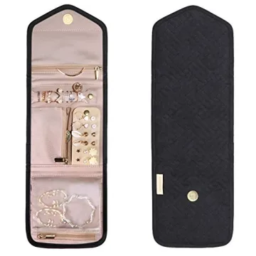 Stylish Travel Jewelry Organizer Case for Easy Packing and Storage