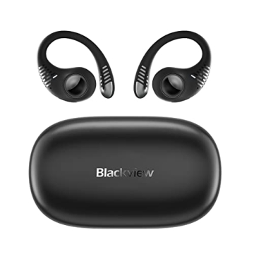 Blackview AirBuds 10 Open Ear Headphones - Secure and Comfortable Wireless Earbuds for Active Lifest...