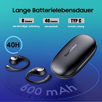 Blackview AirBuds 10 Open Ear Bluetooth Headphones for Sports