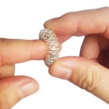 Spiky Sensory Finger Rings for Stress Relief & Fidgeting