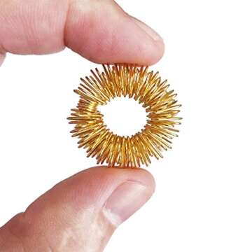 Spiky Sensory Finger Rings for Stress Relief & Fidgeting