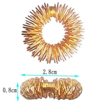 Spiky Sensory Finger Rings for Stress Relief & Fidgeting