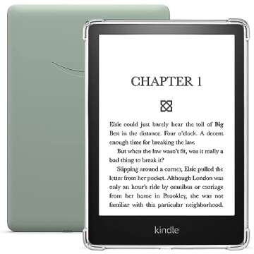 JvKzaen Clear Case for 6.8" Kindle Paperwhite (11th Generation-2021) and Kindle Paperwhite Signature...