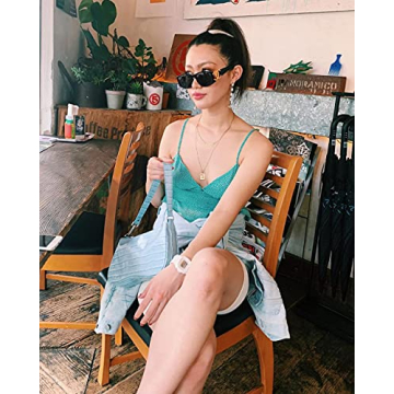 Stylish JW PEI Women's Eva Shoulder Handbag in Light Blue