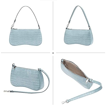 Stylish JW PEI Women's Eva Shoulder Handbag in Light Blue