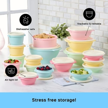 Tupperware Heritage Collection 36 Piece Set in Vintage Colors
