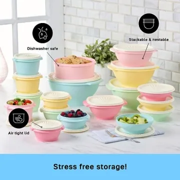 Tupperware Heritage Collection 36 Piece Set in Vintage Colors