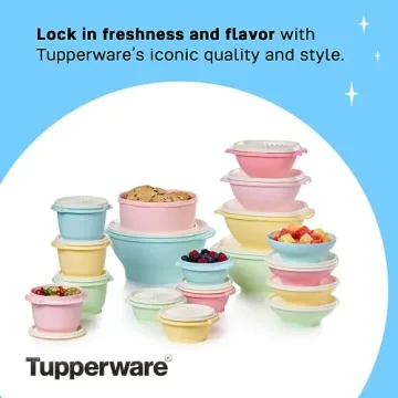 Tupperware Heritage Collection 36 Piece Set in Vintage Colors