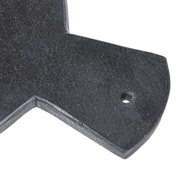 Bloomingville Slim Marble Cutting or Charcuterie Board with Handle, Black