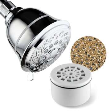 AquaCare Shower Filter Replacement KDF Cartridge